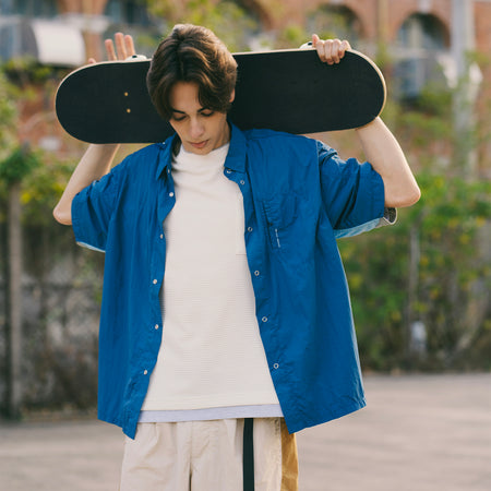 (ST505) Tech Patchwork Shirt