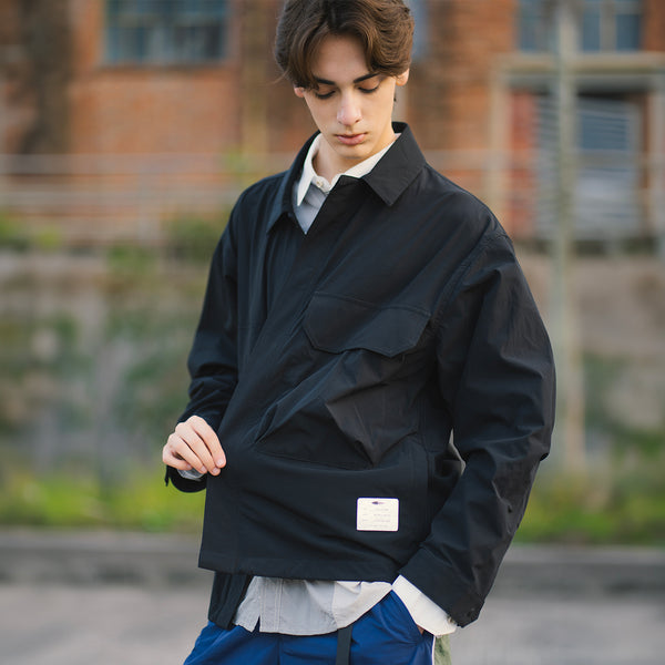 (JK432) Cool Touch Shirt Jacket