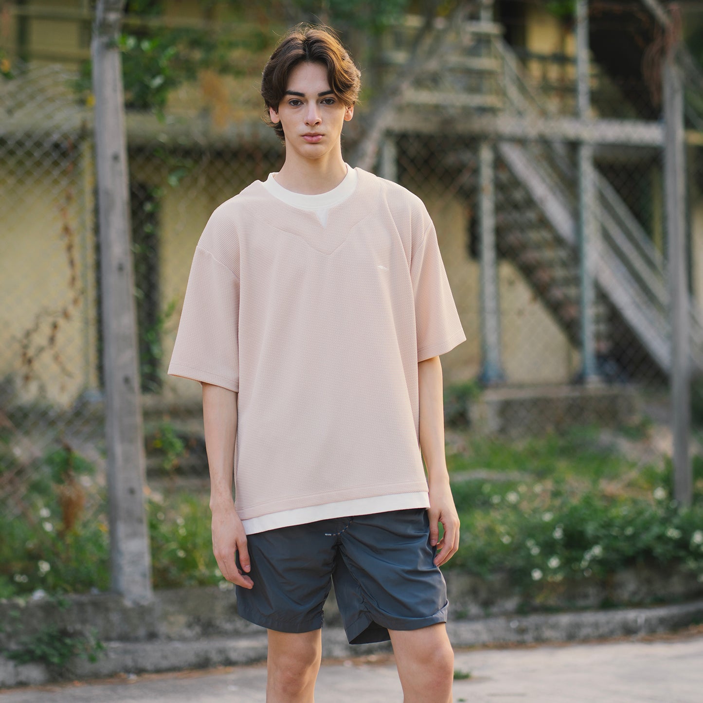 (SP440) 2 Tone Summer Shorts