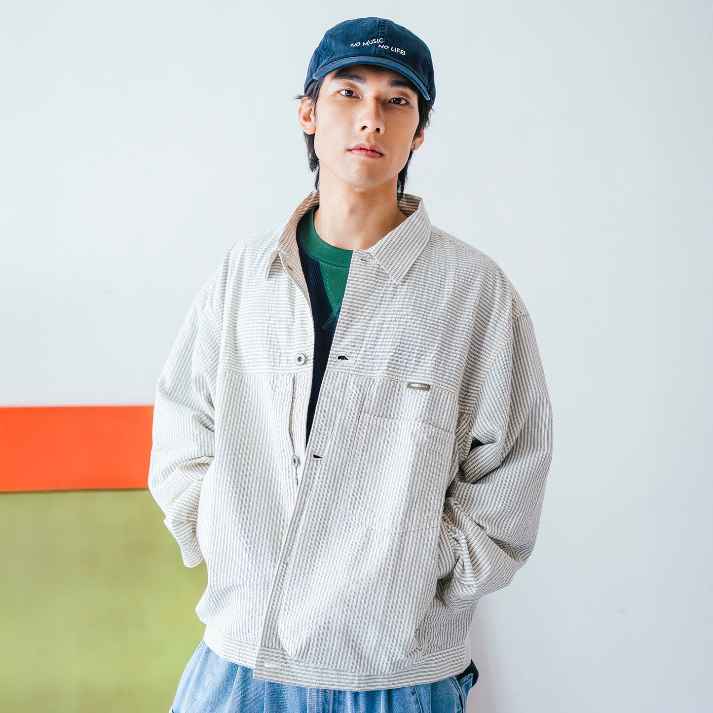 (JK433) Seersucker Jacket