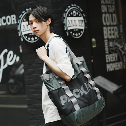 (YB503) Logo側肩袋
