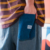 (SP434) Denim Stripes Shorts