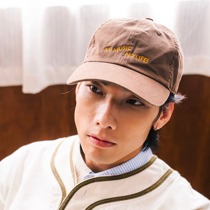 (ZC290) No Music No Life Embroidery Cap