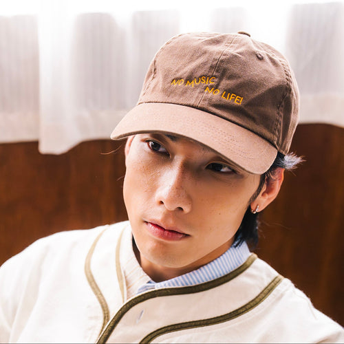 (ZC290) No Music No Life Embroidery Cap