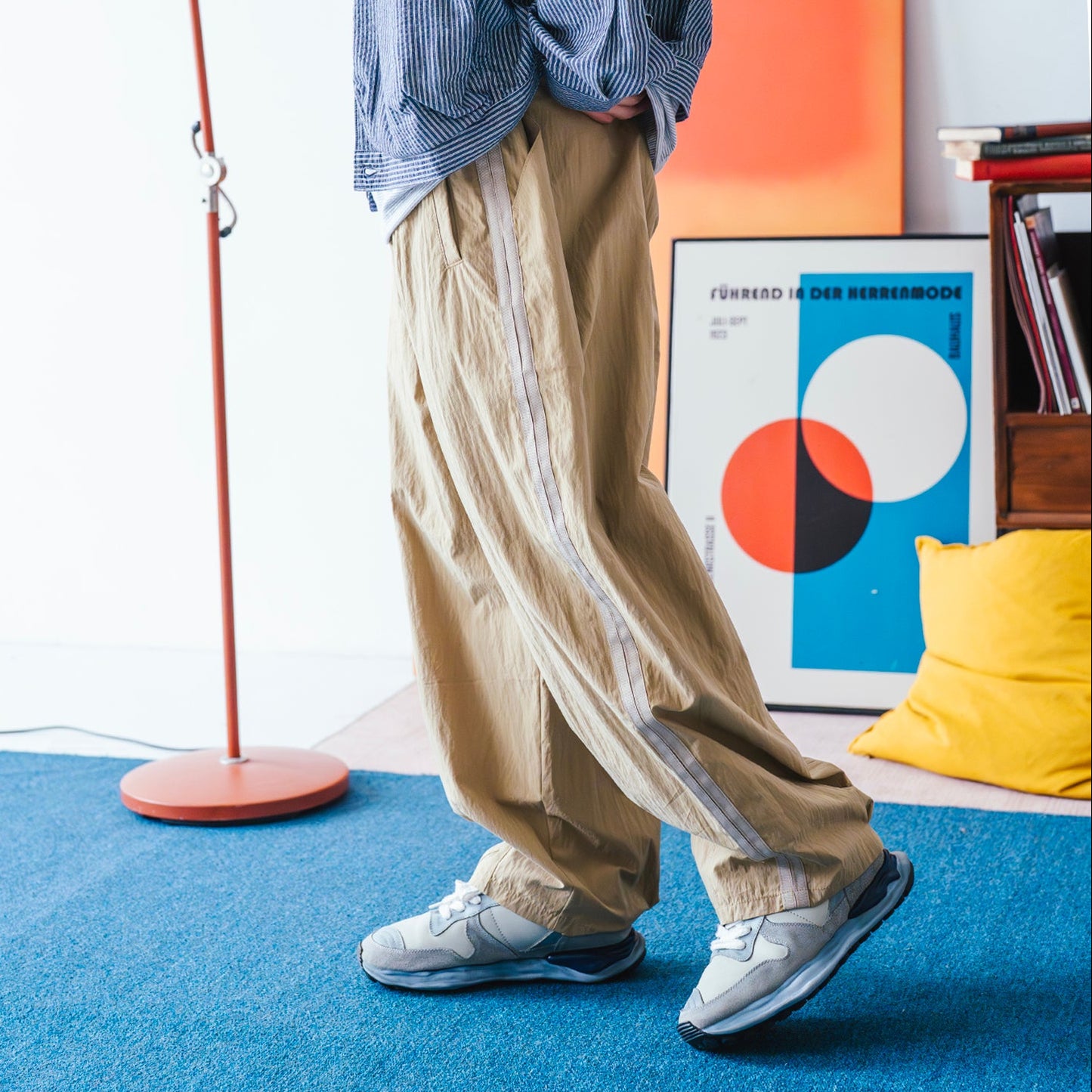 (PT437) Wide Track Pants