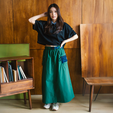 (TP1796) Baseball Collar Tee