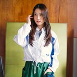 (BL010) Cropped Blouson