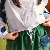 (BL010) Cropped Blouson