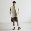 (ST397) Sleeve Panel Short Sleeve Shirt
