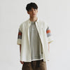 (ST397) Sleeve Panel Short Sleeve Shirt