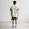(ST397) Sleeve Panel Short Sleeve Shirt