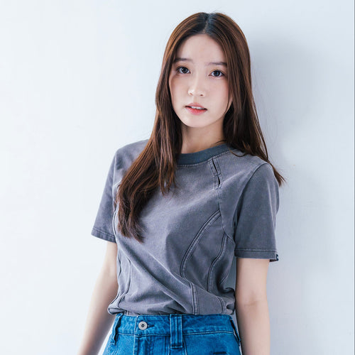 (TP1819) Washed Ripped Tee