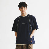 (TP1371) Outdoor Air Patchwork Tee