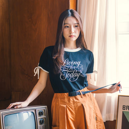 (TP1812) Ribbon Tee
