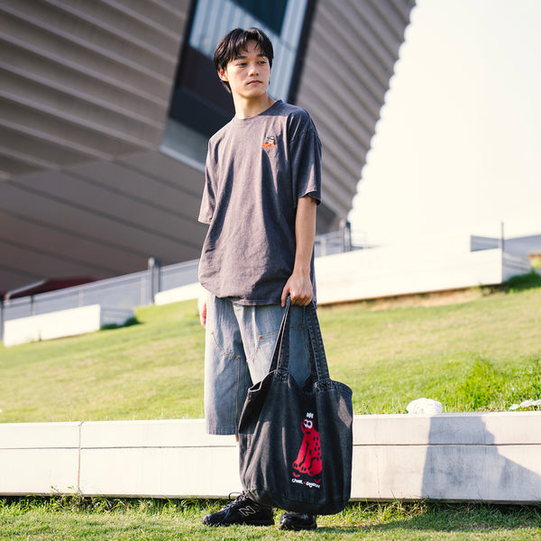 (EX688) Skater One Chu 圖案洗水帆布袋