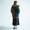 (JK402) Colorblock Parka