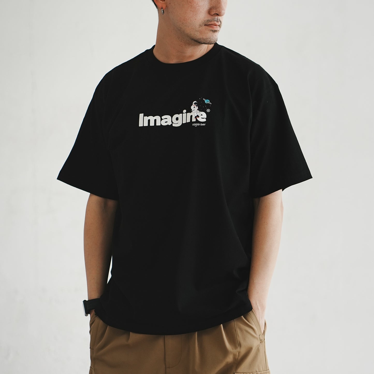 (ZT1608) Imagine 繡花 Tee