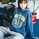 (SW519) Washed College Hoodie