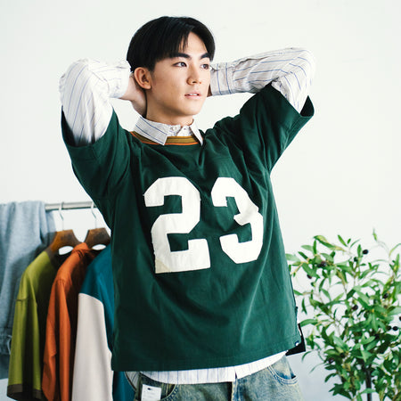 (ST469) Check Patchwork Shirt