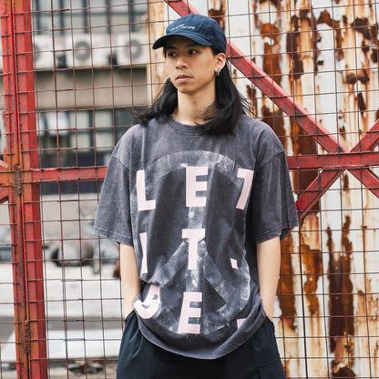 (ZT1875) LET IT BE Message Tee