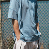 (TP1578) Washed Henley Neck Tee