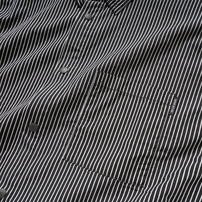 (ST452) Contrast Stripes Shirt