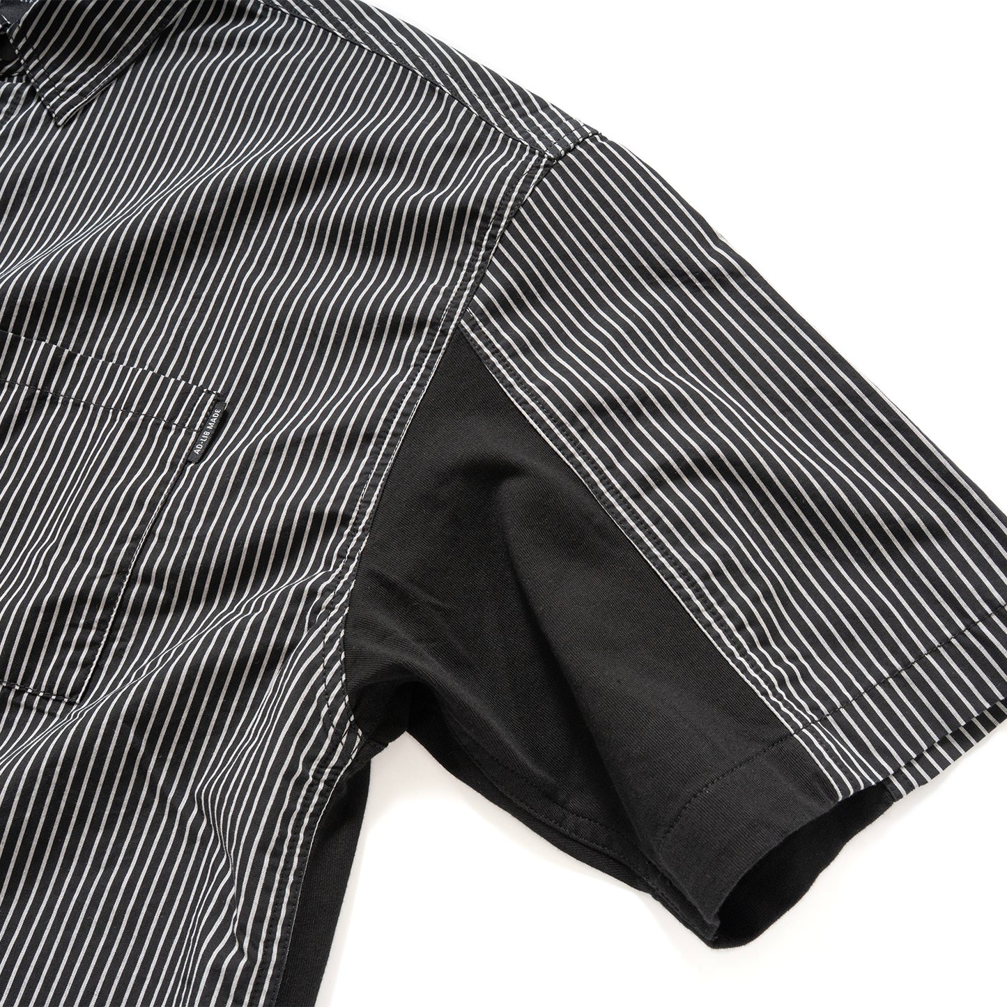 (ST452) Contrast Stripes Shirt