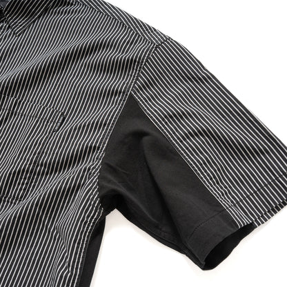 (ST452) Contrast Stripes Shirt