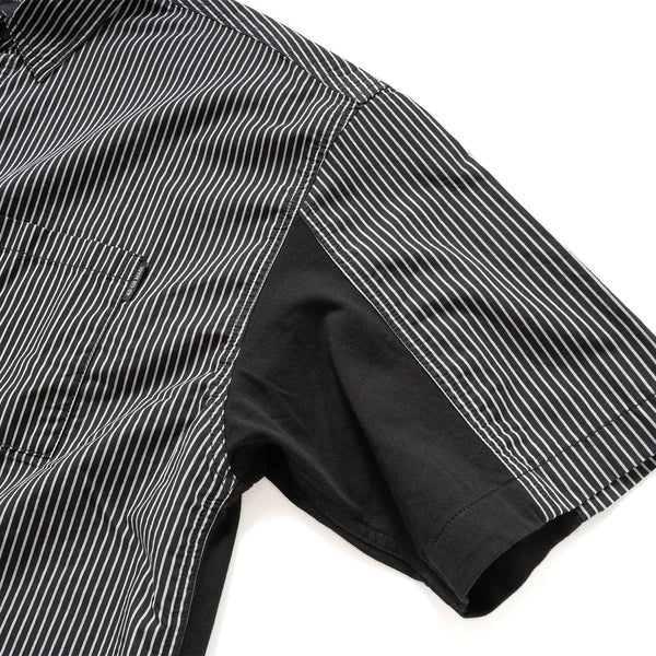 (ST452) Contrast Stripes Shirt