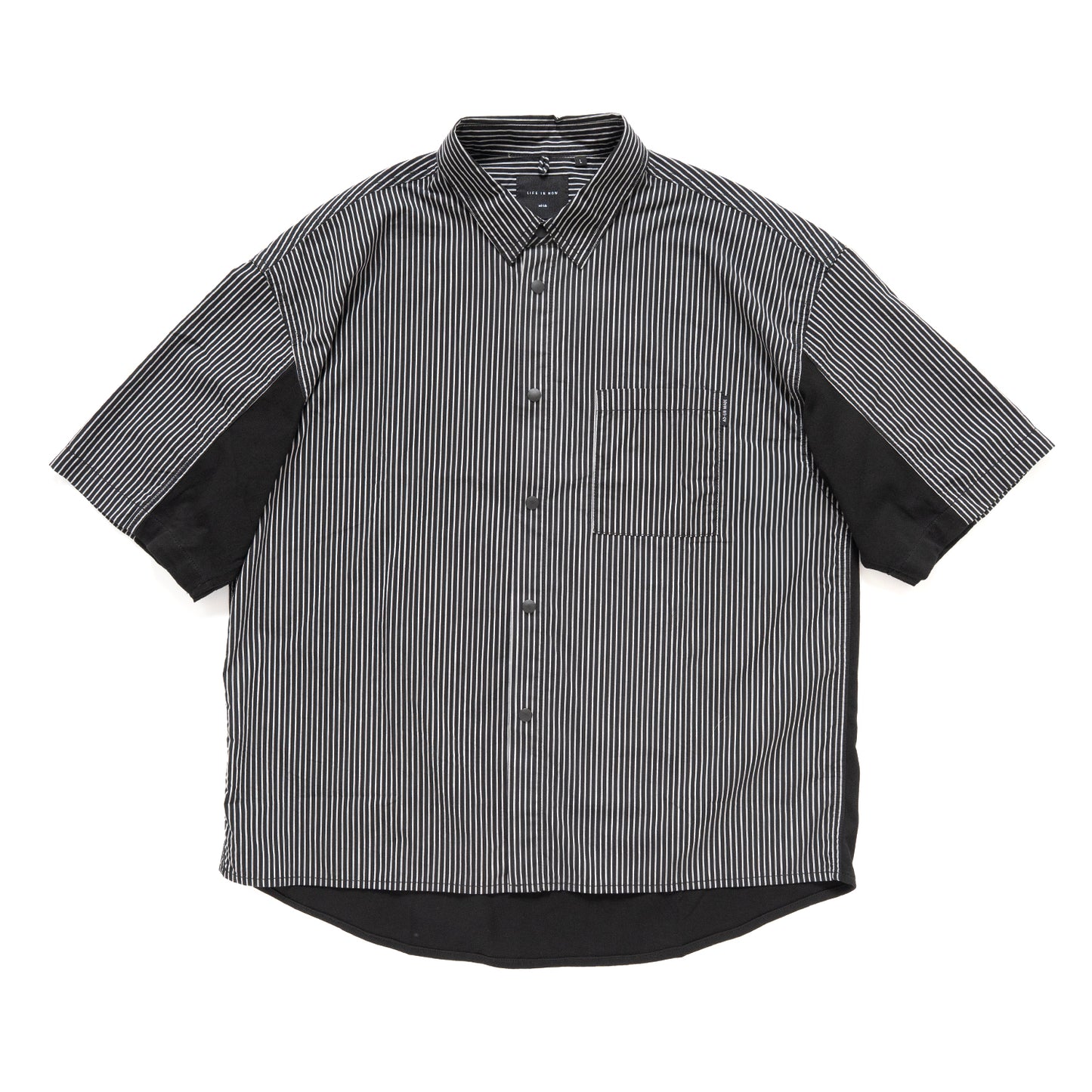 (ST452) Contrast Stripes Shirt