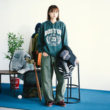 (SW519) Washed College Hoodie