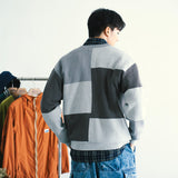 (CD107) Colorblock Cardigan