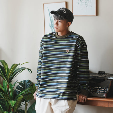 (TP905) Color Strap Pocket Tee