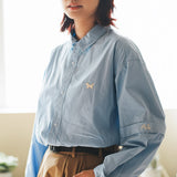 (ST332) Roll Sleeve Shirt