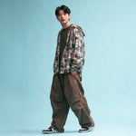 (PT461) Washed Balloon Pants