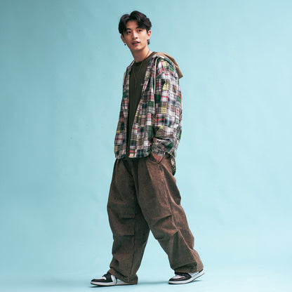 (PT461) Washed Balloon Pants