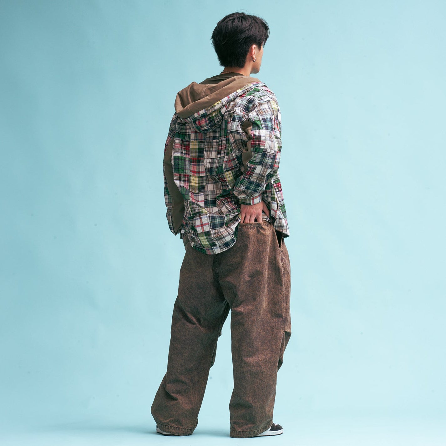 (PT461) Washed Balloon Pants