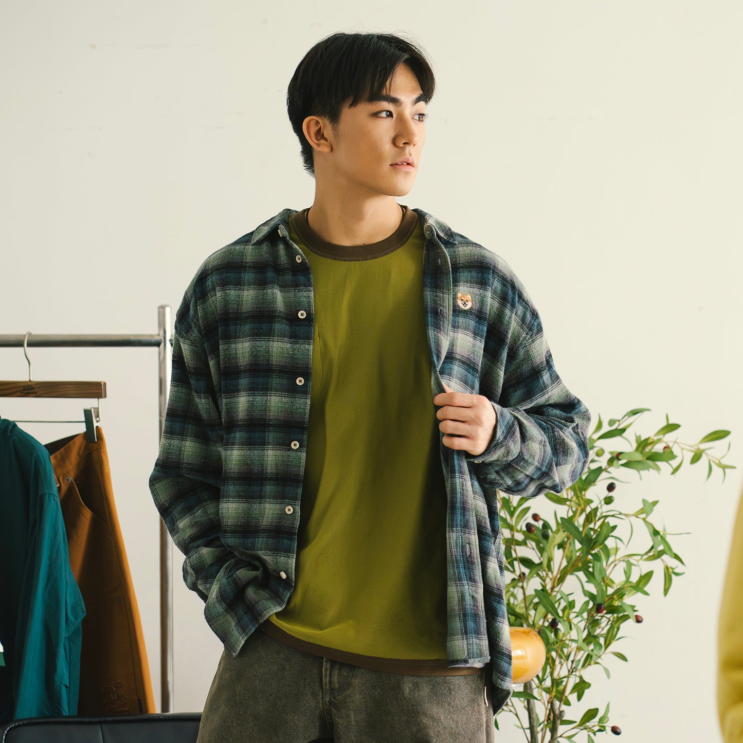 (ST484) Checker Shirt