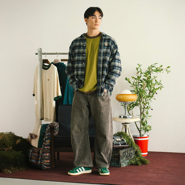 (ST484) Checker Shirt