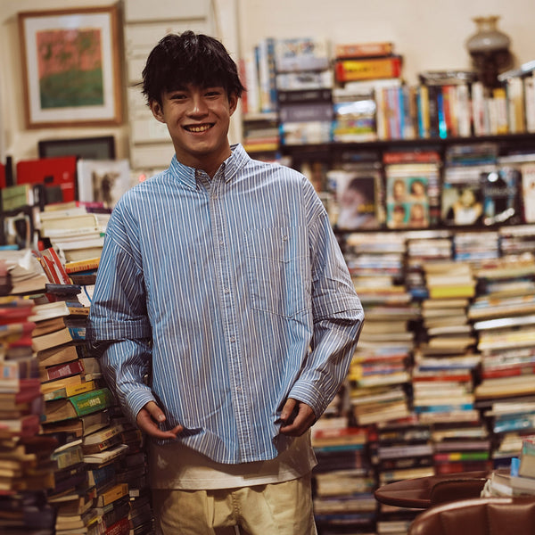 (ST307) 2 Way Stripe Shirt