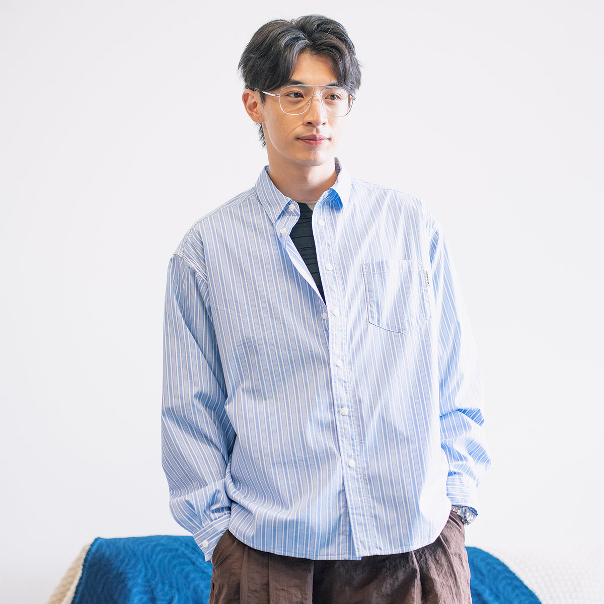 (ST566) Striped Shirt