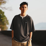 (TP1560) Fake Layer V Neck Tee