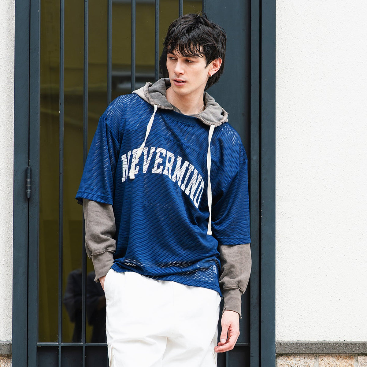 (TP1949) Nevermind Mesh Tee
