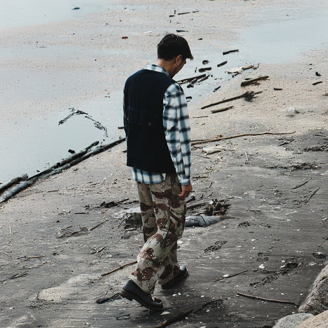 (PT377) Camouflage Cargo Baggy Pants