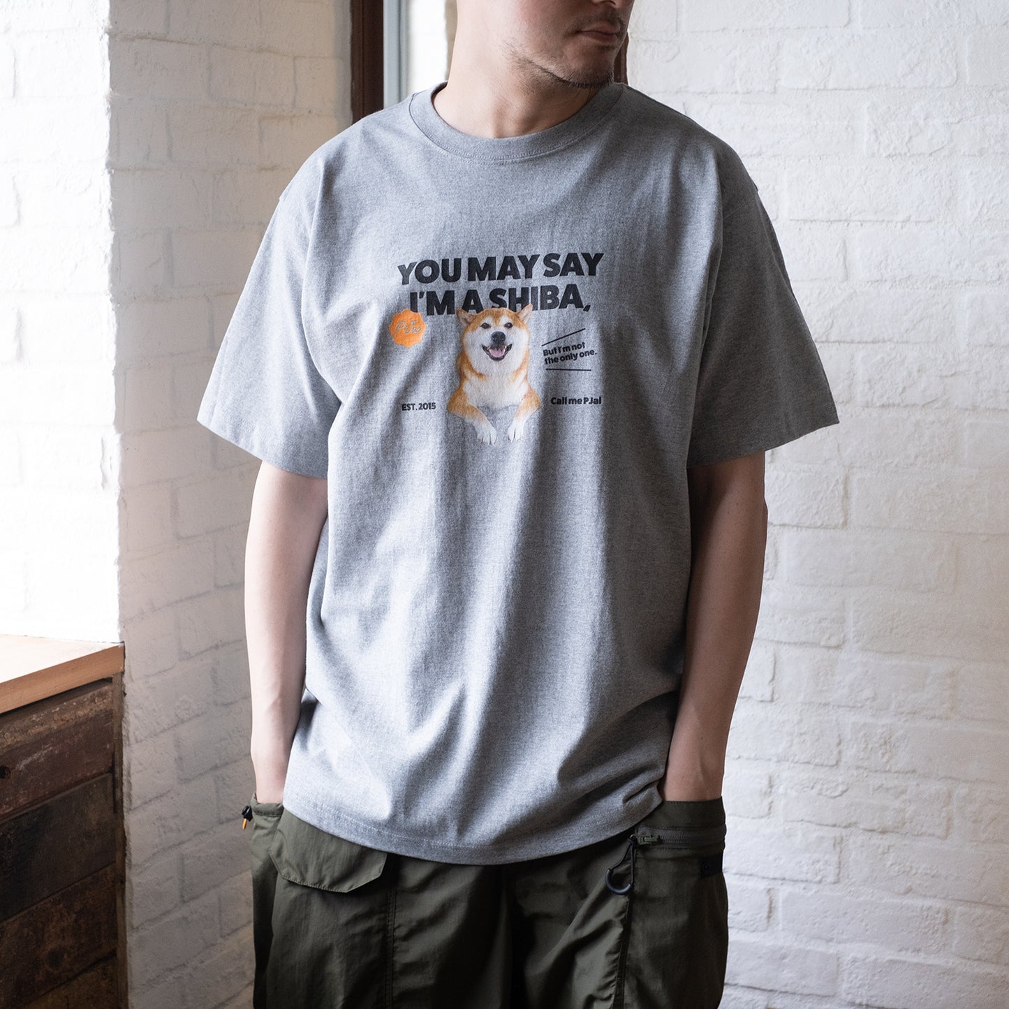 (ZT1191) You May Say I'm A Shiba P仔相片印花 Tee