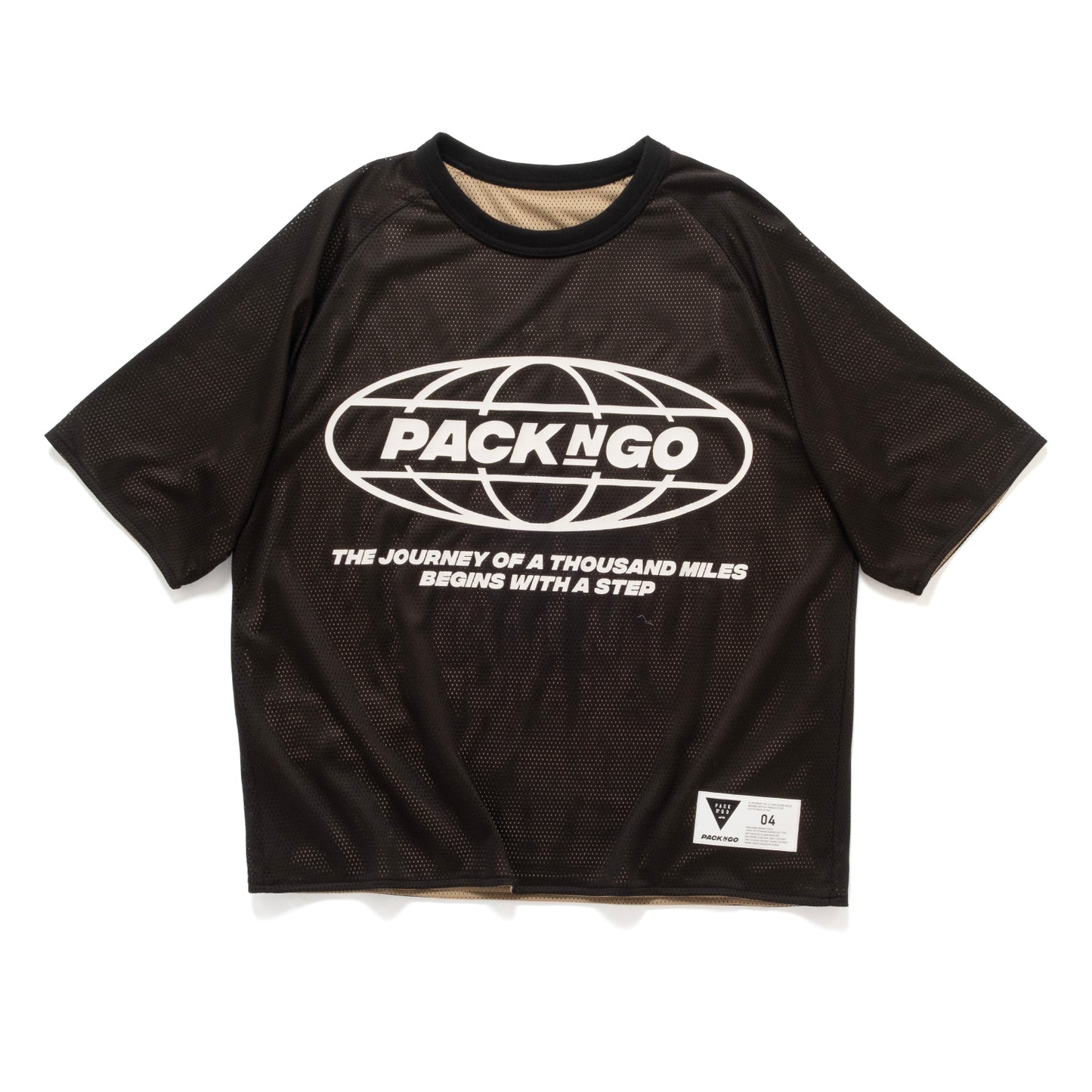 (TP1884) Reversible Mesh Tee