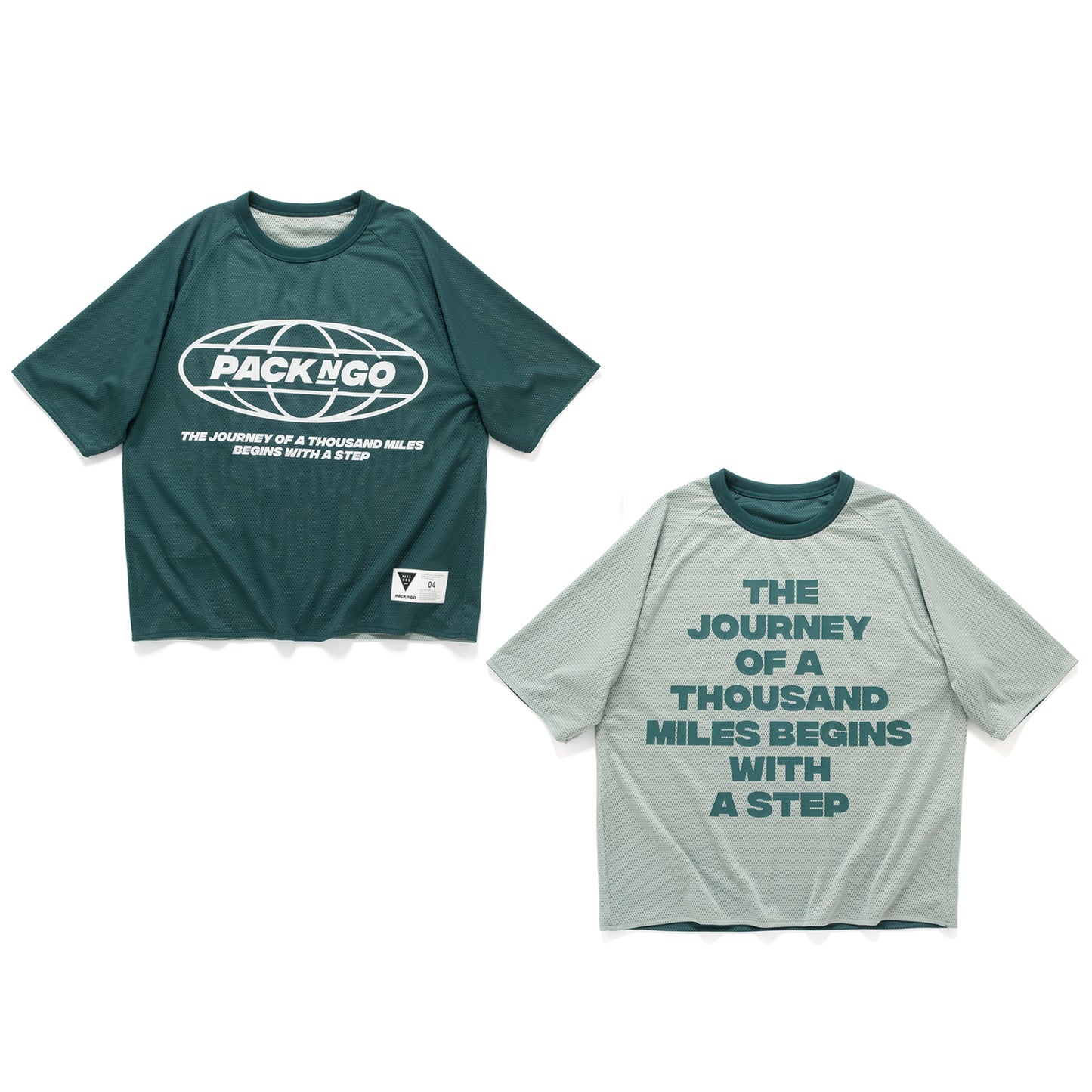 (TP1884) Reversible Mesh Tee