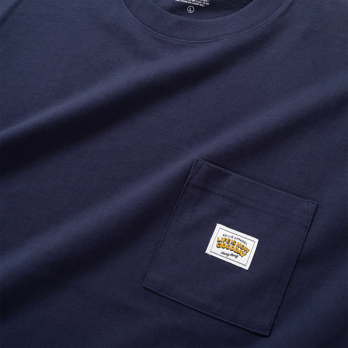 (ZT1916) Fake Layer Pocket Tee