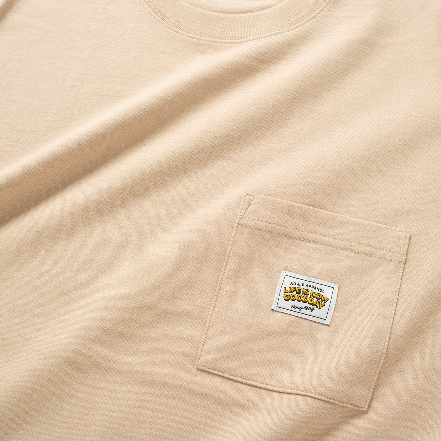 (ZT1916) Fake Layer Pocket Tee