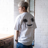 (ZT1212) Let's Hang Out Patchwork Graphic Tee
